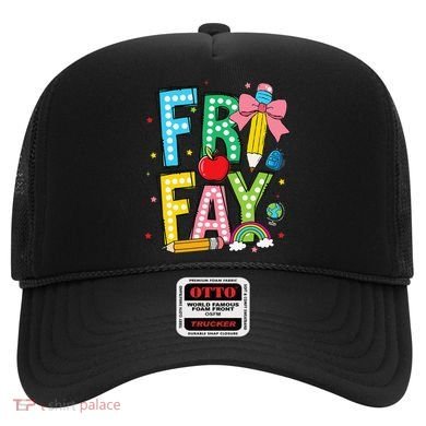Happy Friyay Coquette Bow Friday Weekend Teacher Hat