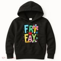 Happy Friyay Coquette Bow Friday Weekend Teacher Kids Hoodie thumb 0