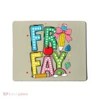 Happy Friyay Coquette Bow Friday Weekend Teacher Mousepad thumb 0