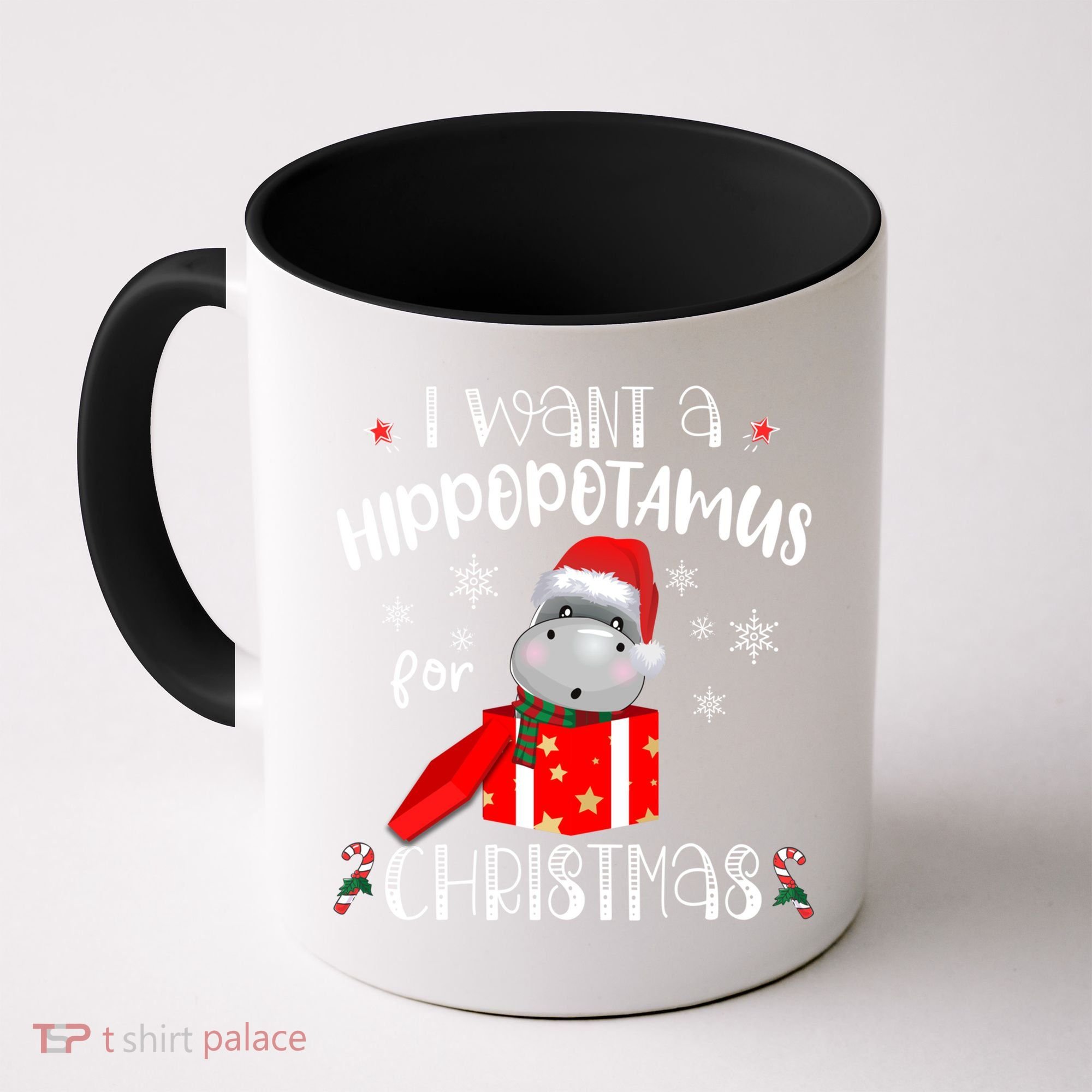 Hippopotamus For Christmas Matching Xmas Hippo Pajama Gift Coffee Mug