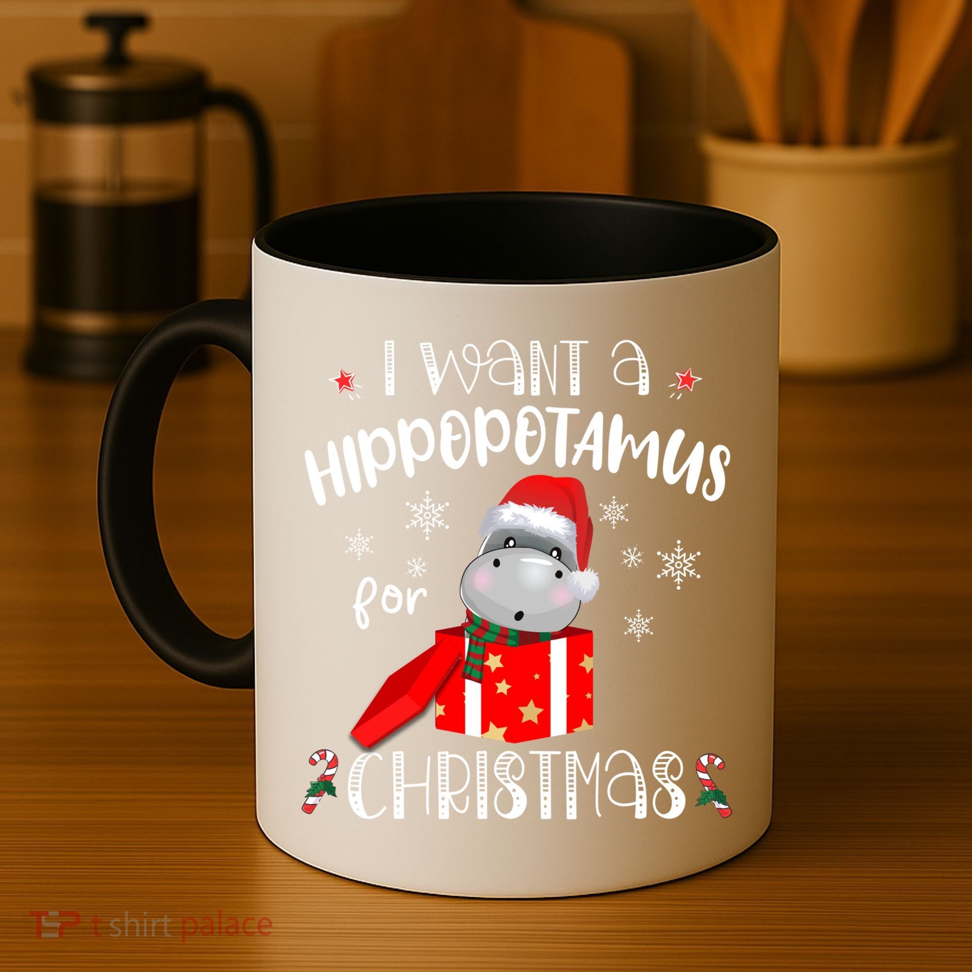 Hippopotamus For Christmas Matching Xmas Hippo Pajama Gift Coffee Mug