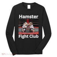 Hamster Fight Club Funny Government Waste Long Sleeve Shirt thumb 0