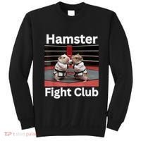 Hamster Fight Club Funny Government Waste Sweatshirt thumb 0