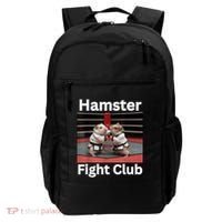 Hamster Fight Club Funny Government Waste Backpack thumb 0