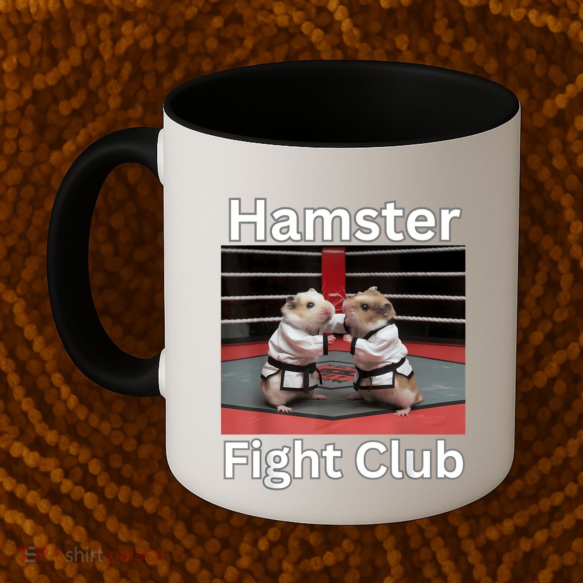 Hamster Fight Club Funny Government Waste Coffee Mug