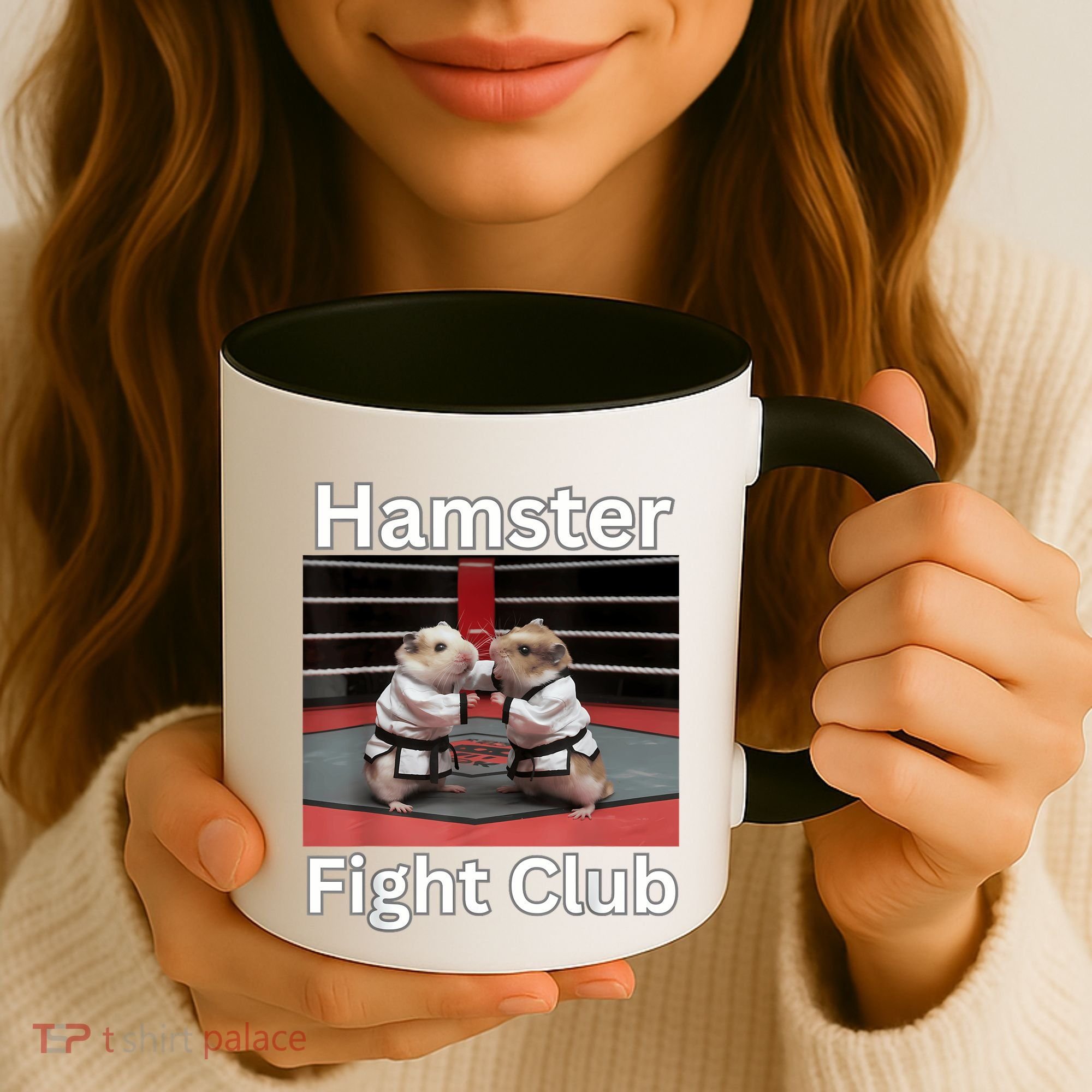 Hamster Fight Club Funny Government Waste Coffee Mug