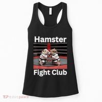 Hamster Fight Club Funny Government Waste Women's Tank Top thumb 0