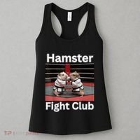 Hamster Fight Club Funny Government Waste Women's Tank Top thumb 3