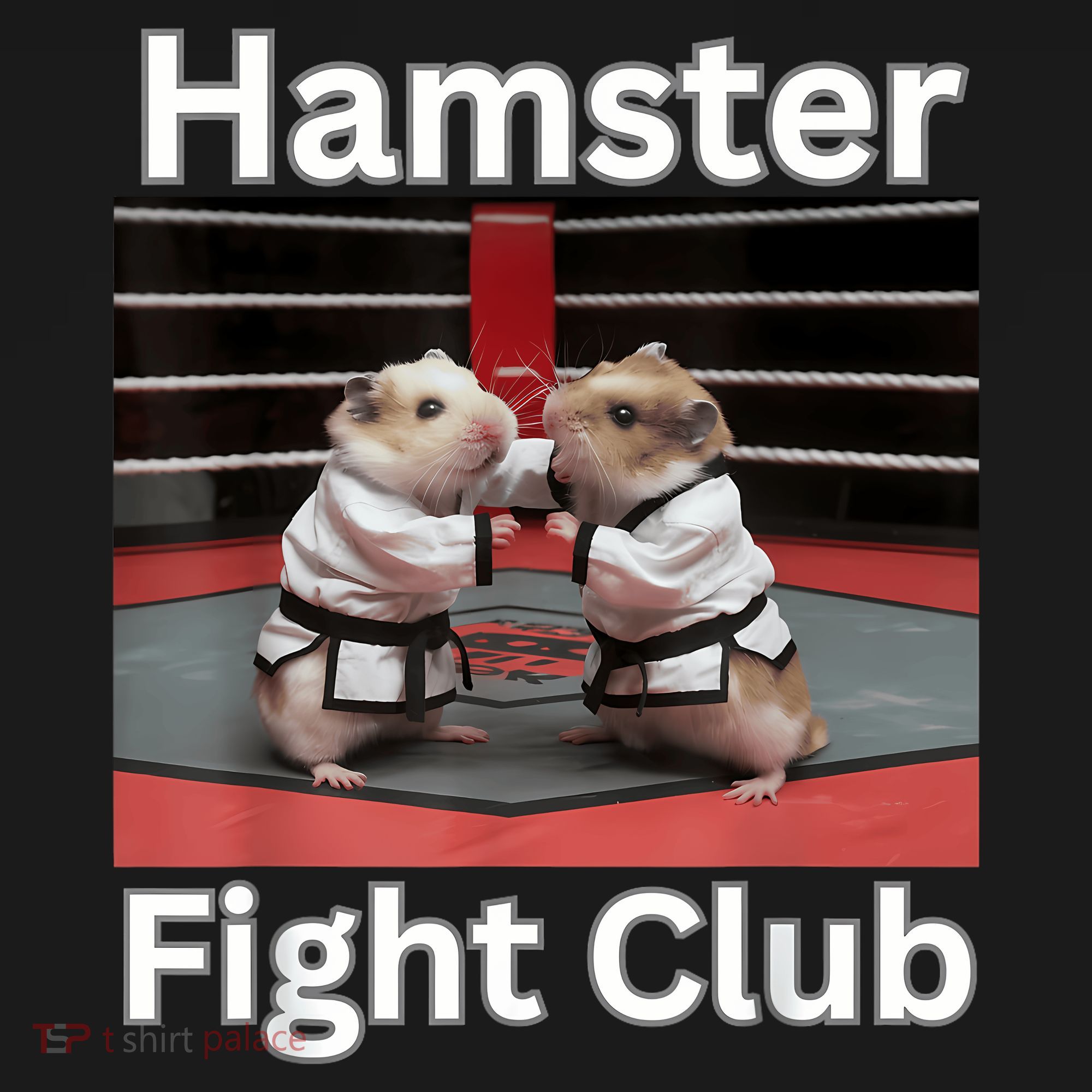 Hamster Fight Club Funny Government Waste Baby Bodysuit