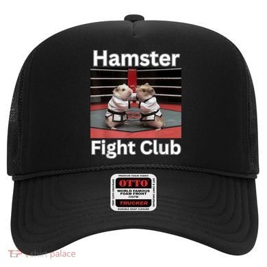 Hamster Fight Club Funny Government Waste Hat