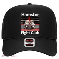 Hamster Fight Club Funny Government Waste Hat thumb 0