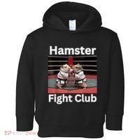Hamster Fight Club Funny Government Waste Toddler Hoodie thumb 0