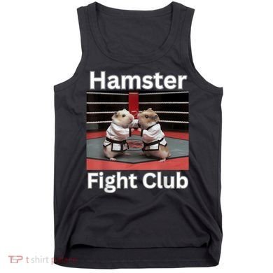 Hamster Fight Club Funny Government Waste Tank Top