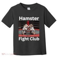 Hamster Fight Club Funny Government Waste Toddler T-Shirt thumb 0