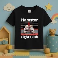 Hamster Fight Club Funny Government Waste Toddler T-Shirt thumb 3