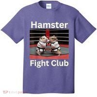 Hamster Fight Club Funny Government Waste T-Shirt thumb 0