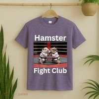 Hamster Fight Club Funny Government Waste T-Shirt thumb 2