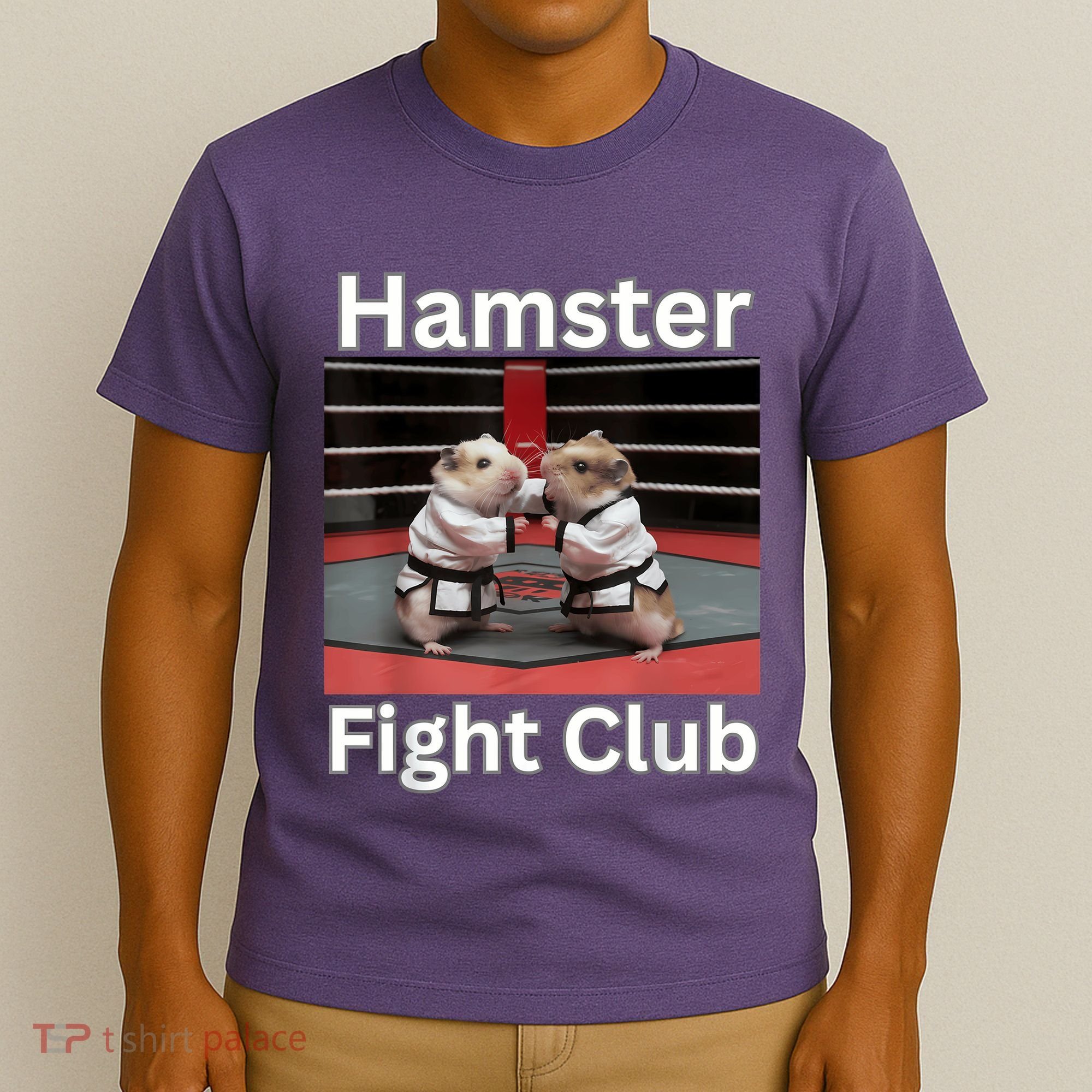 Hamster Fight Club Funny Government Waste T-Shirt