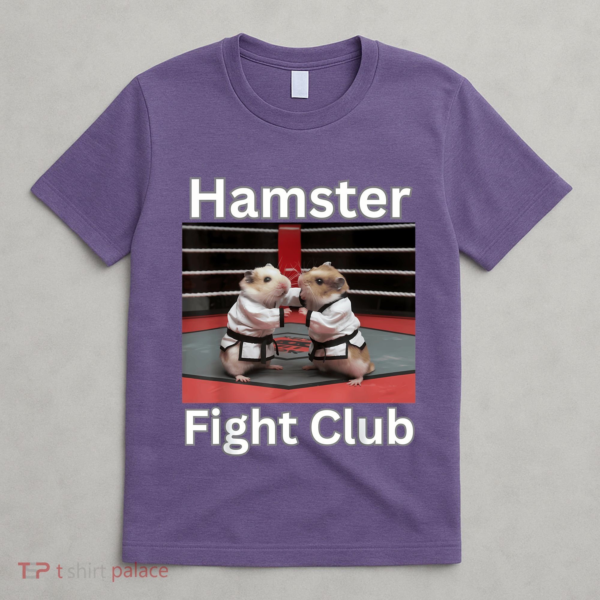 Hamster Fight Club Funny Government Waste T-Shirt