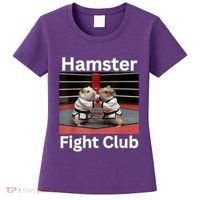 Hamster Fight Club Funny Government Waste Women's T-Shirt thumb 0