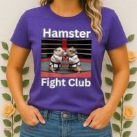 Hamster Fight Club Funny Government Waste Women's T-Shirt thumb 2