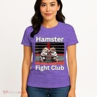 Hamster Fight Club Funny Government Waste Women's T-Shirt thumb 4
