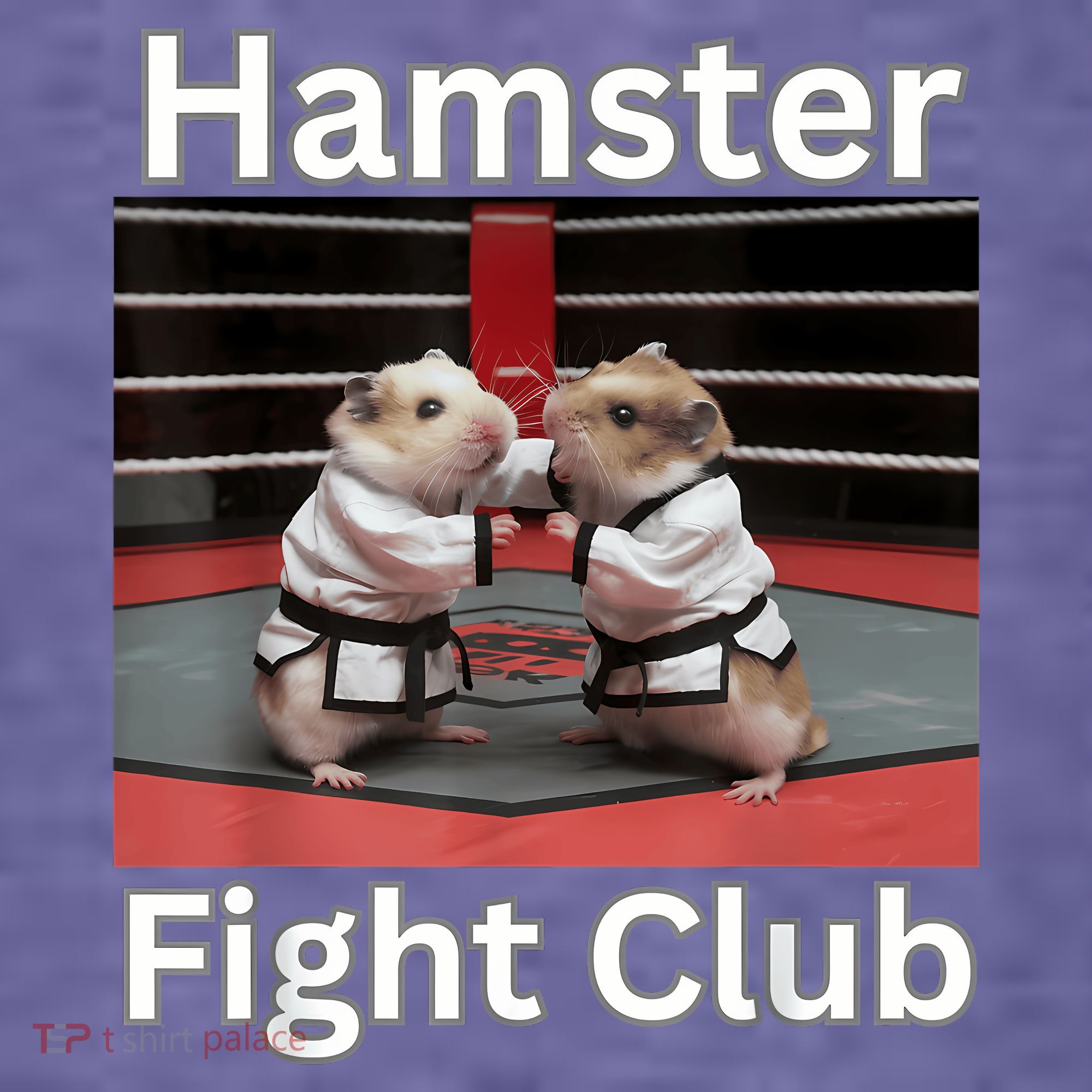 Hamster Fight Club Funny Government Waste Women's T-Shirt