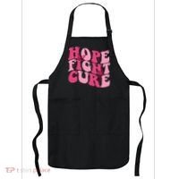 Hope Fight Cure Breast Cancer Butterfly Awareness Apron thumb 0