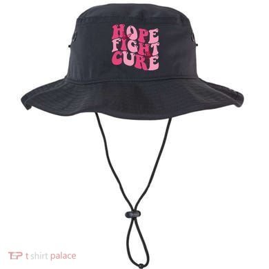 Hope Fight Cure Breast Cancer Butterfly Awareness Bucket Hat