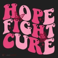 Hope Fight Cure Breast Cancer Butterfly Awareness Beanie thumb 2
