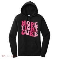 Hope Fight Cure Breast Cancer Butterfly Awareness Women's Hoodie thumb 0