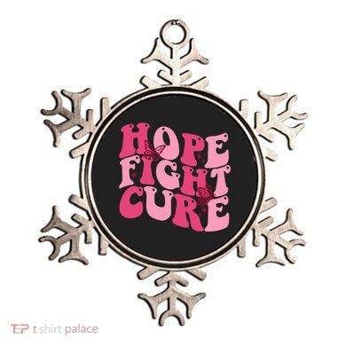 Hope Fight Cure Breast Cancer Butterfly Awareness Ornament