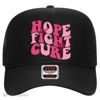 Hope Fight Cure Breast Cancer Butterfly Awareness Hat thumb 0