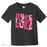 Hope Fight Cure Breast Cancer Butterfly Awareness Toddler T-Shirt thumb 0