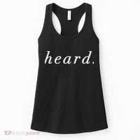 Heard Funny Chef Funny Restaurant Slang Lingo Chef Cooking Women's Tank Top thumb 0