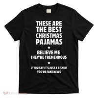 Hilarious Family Christmas Pajama Set Trump Gifts T-Shirt thumb 0