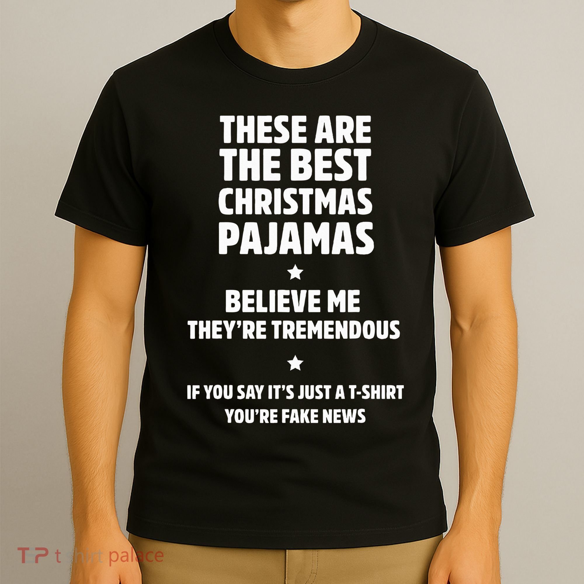 Hilarious Family Christmas Pajama Set Trump Gifts T-Shirt