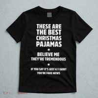 Hilarious Family Christmas Pajama Set Trump Gifts T-Shirt thumb 5