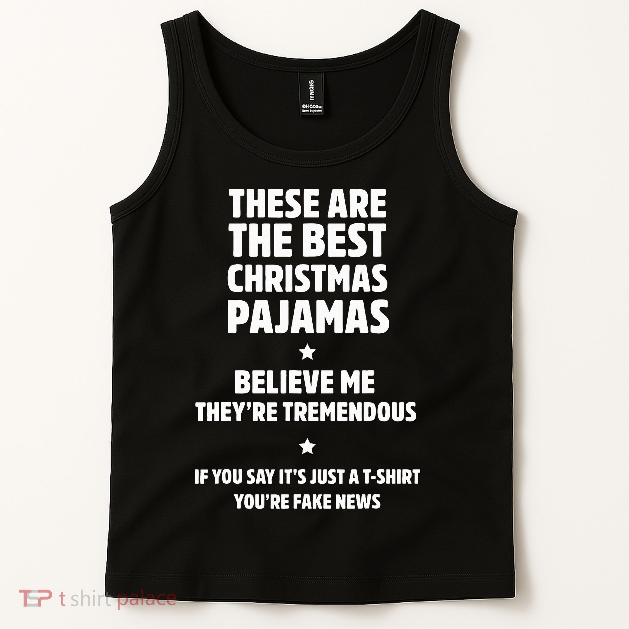 Hilarious Family Christmas Pajama Set Trump Gifts Tank Top