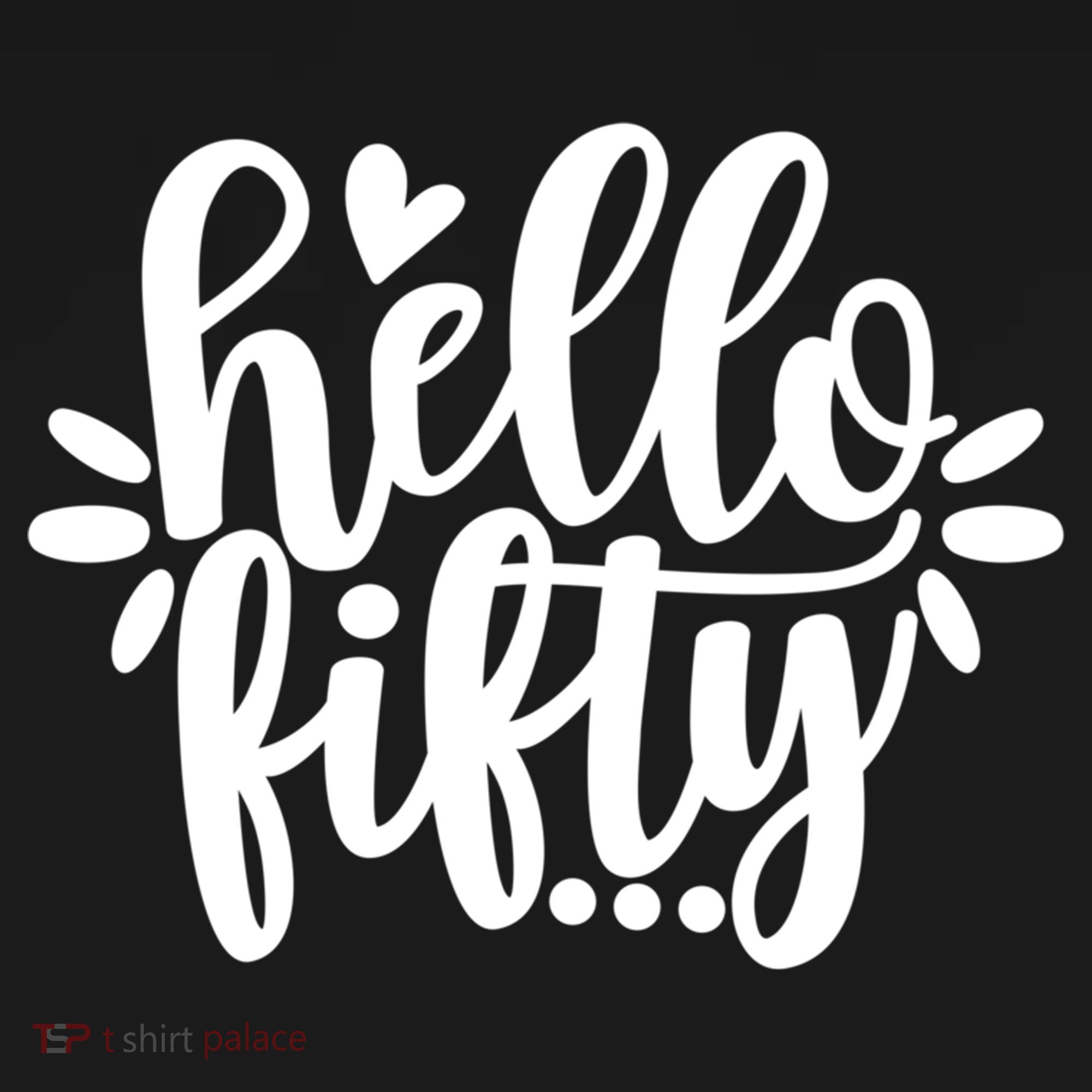 Hello Fifty Cute Hello Fifty Squad 50th Birthday Cute Gift Women's Hoodie