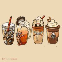 Horror Fall Coffee Pumpkin Spice Latte Iced Autumn Halloween Tote Bag thumb 4