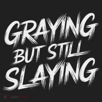 Humor For Dad Graying But Still Slaying Hat thumb 2