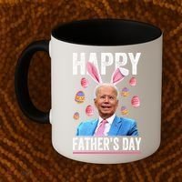 Happy Father's Day Funny Biden Confused For Easter Day Gift Coffee Mug thumb 2