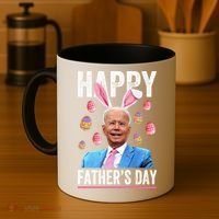 Happy Father's Day Funny Biden Confused For Easter Day Gift Coffee Mug thumb 4