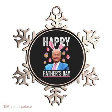 Happy Father's Day Funny Biden Confused For Easter Day Gift Ornament
