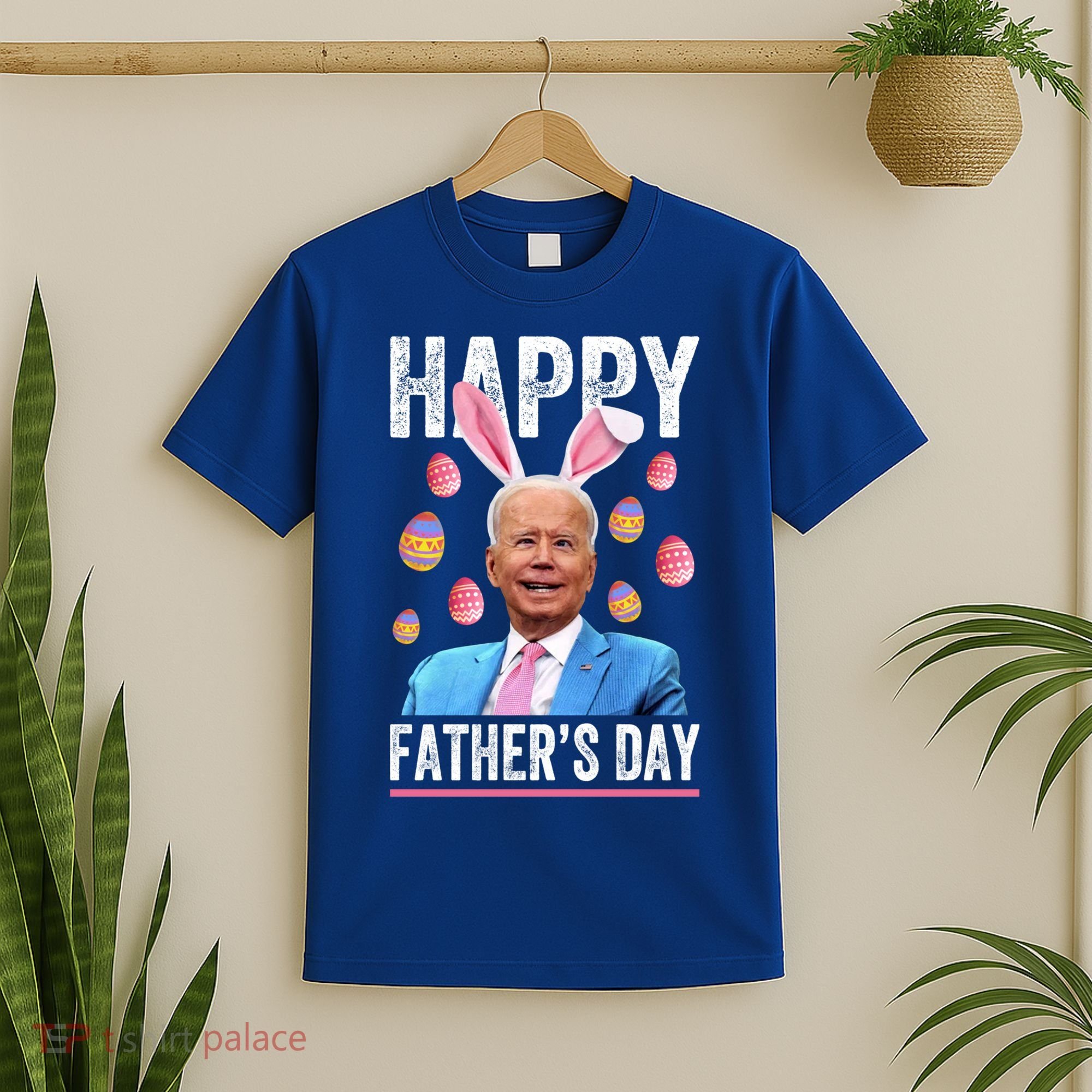 Happy Father's Day Funny Biden Confused For Easter Day Gift T-Shirt