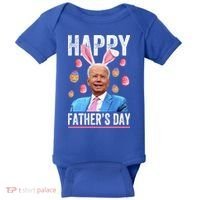 Happy Father's Day Funny Biden Confused For Easter Day Gift Baby Bodysuit thumb 0