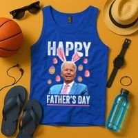 Happy Father's Day Funny Biden Confused For Easter Day Gift Tank Top thumb 4
