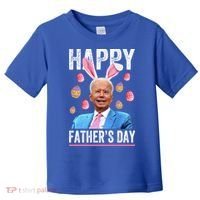 Happy Father's Day Funny Biden Confused For Easter Day Gift Toddler T-Shirt thumb 0
