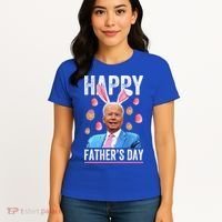 Happy Father's Day Funny Biden Confused For Easter Day Gift Women's T-Shirt thumb 4